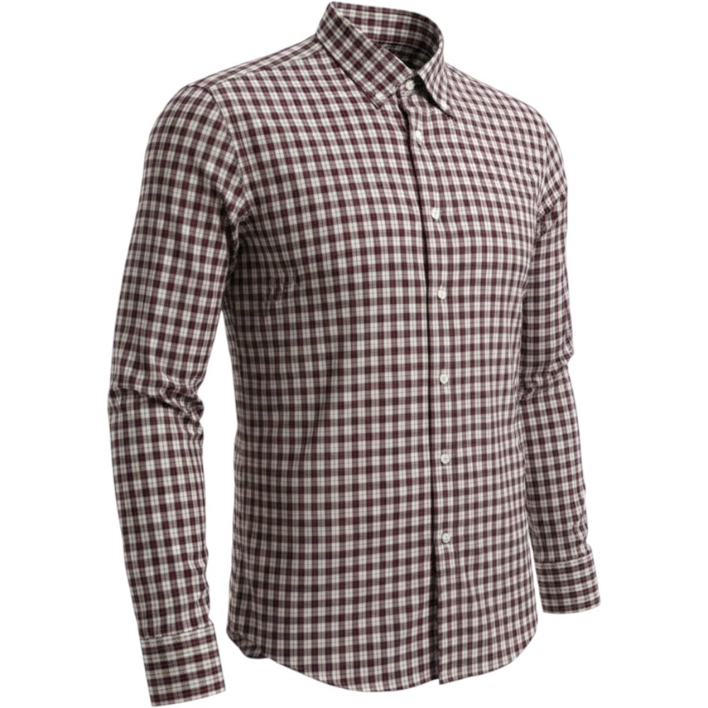 Five Four Club Encino Mens XL Red Plaid Button Down Shirt New 03B-03-529-WHT